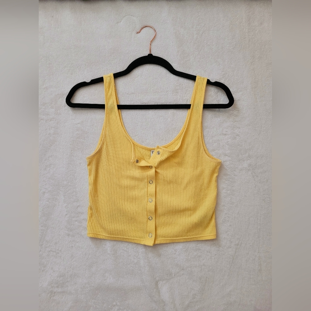 Yellow Crop Top